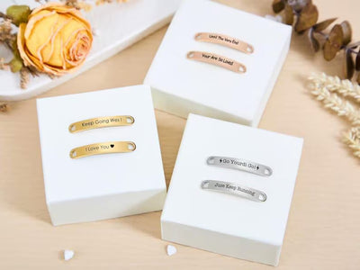 Custom Shoe Tags – Personalised Engraved Metal Lace Tags