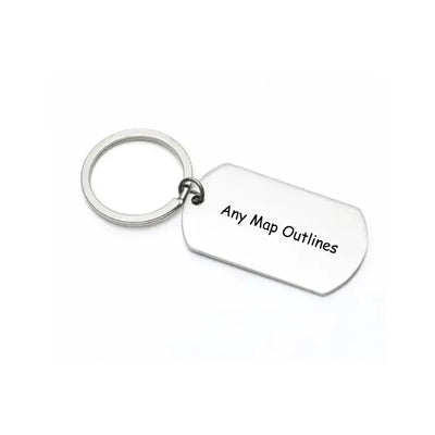 Customised Country Keychain