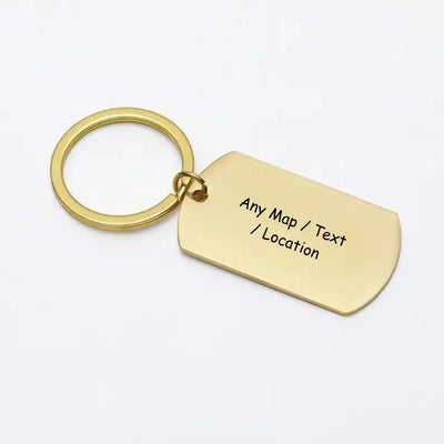 Customised Country Keychain