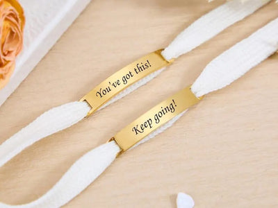 Custom Shoe Tags – Personalised Engraved Metal Lace Tags