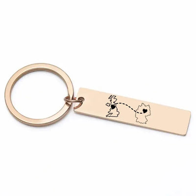 Customised Country Keychain