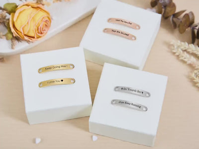 Custom Shoe Tags – Personalised Engraved Metal Lace Tags