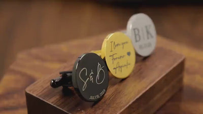 Customised Wedding Cufflinks
